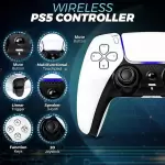 Wireless Controller for P5 – Bluetooth 5.0, Dual Vibration, Motion Control
