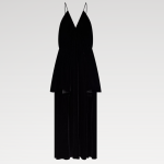 Tiered V-Neck Gown