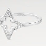 Ombre Blossom Ring, White Gold and Diamonds