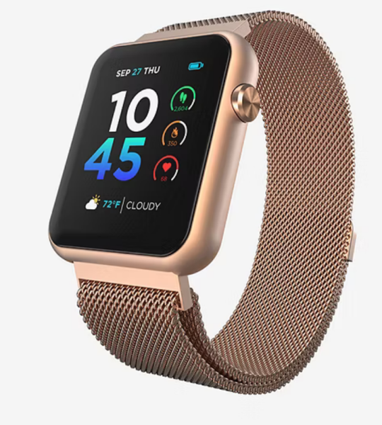 Itouch Air 4 Unisex Adult Rose Goldtone Smart Watch Ta4m02-C29